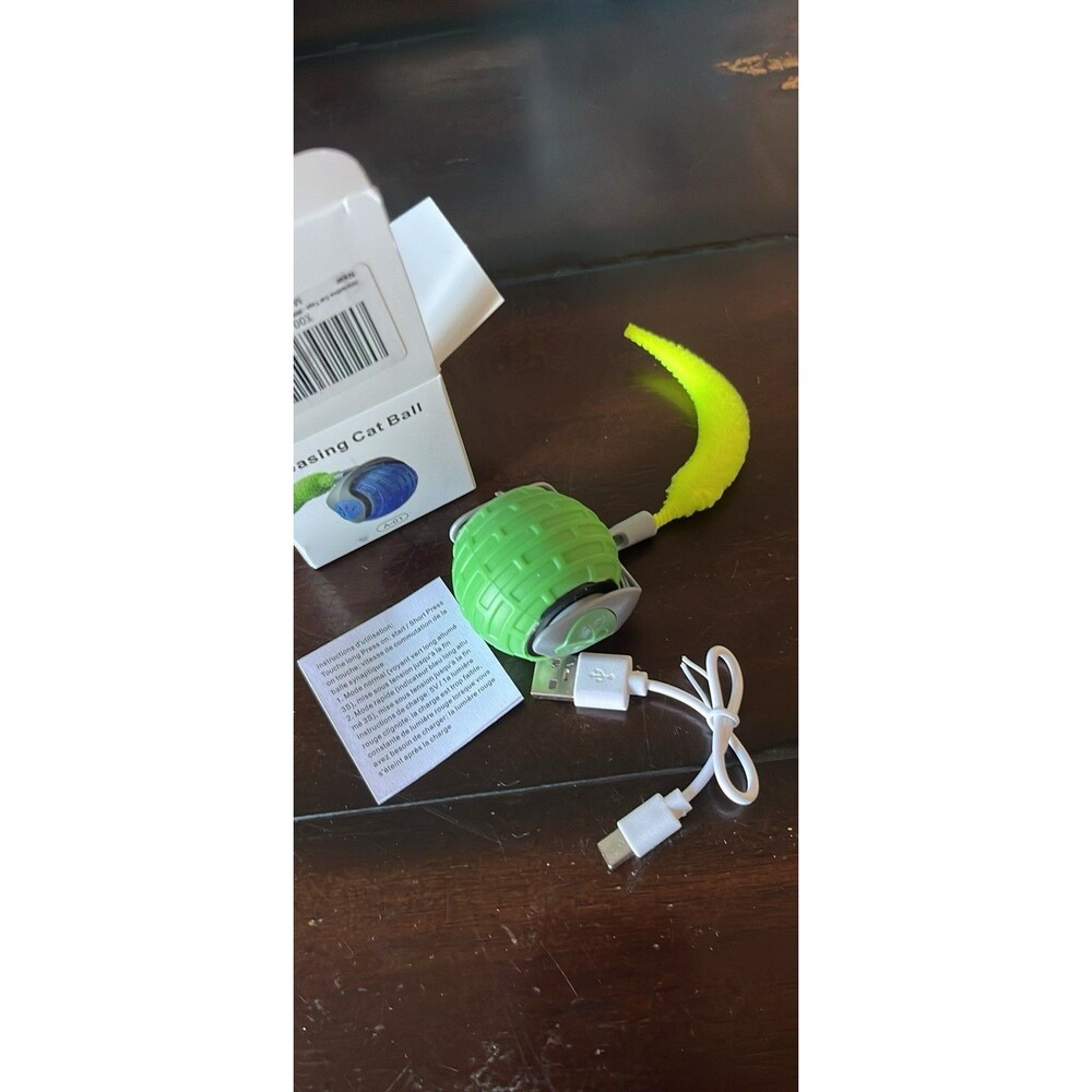 Interactive Cat Toy Ball, Speedy Tail 2.0 Cat Toy, Automatic Moving Cat Toys for